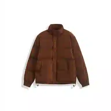 我是大卫 纯色简约立领面包服棉服 男女同款