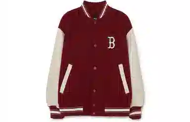 MLB Boston Red Sox Logo Baseball Jacket