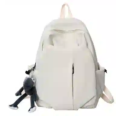 恒源祥 潮酷简约学生 尼龙 书包背包双肩包 男女同款情侣款 多色