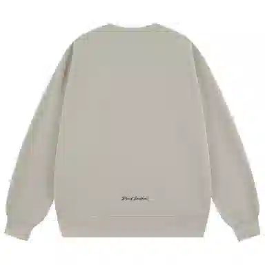 大卫贝肯 简约基础款美式复古纯色日常通勤百搭圆领休闲宽松落肩袖套头卫衣 男女同款