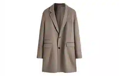 PEACEBIRD MEN Wool Coat