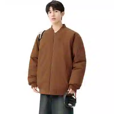 极限涡轮 纯色加厚简约百搭棉服 男女同款