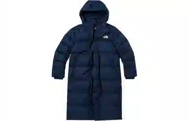 The North Face Logo Zip Hoodie Blue