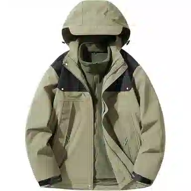 雅鹿优选  三防科技不惧油污  防水防风耐磨冲锋衣 男款