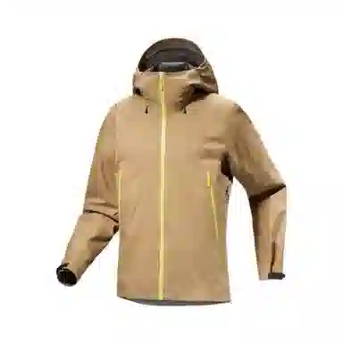 浪莎  纯色连帽户外登山拉链  防水防风冲锋衣 男女同款