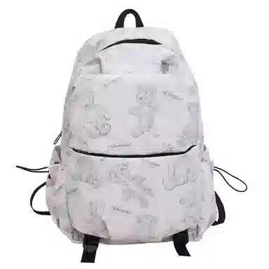 垣途者 涂鸦小熊韩版百搭 尼龙 双肩包 女款 多色