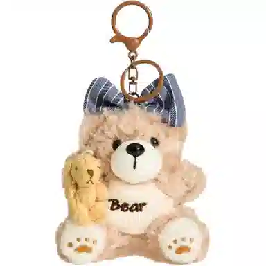 兰妮诗 烘焙系列甜点款国风蝴蝶结装饰  谷圈挂件