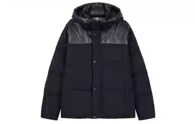 PUMA Hooded Puffer Jacket Black
