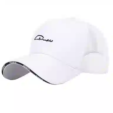 祎步康 时尚透气韩版潮百搭三明治户外休闲遮阳 涤纶 鸭舌帽 男女同款情侣款