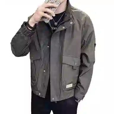 玉儿恋 立领休闲百搭合身长袖夹克外套 男款