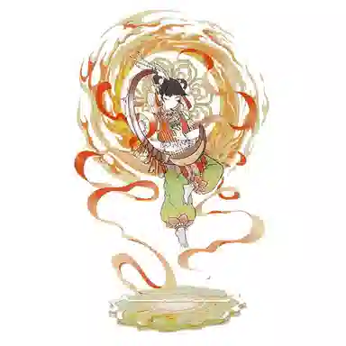 非人哉 敦煌画院联名伎乐飞天系列 亚克力立牌