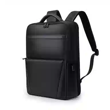 WilliamPOLO Travel Leather Backpack Black