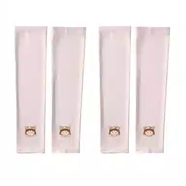 冠辉 夏季儿童青少年冰丝户外透气防紫外线袖套高端樱桃小丸子轻薄透气舒适防紫外线防冰袖可爱卡通 锦纶 防晒袖 男女同款情侣款