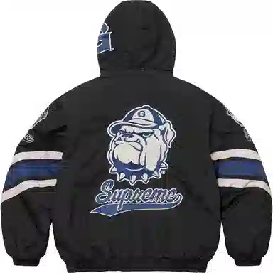 Supreme x Mitchell & Ness Hooded Stadium Jacket