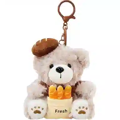 兰妮诗 烘焙系列甜点款国风蝴蝶结装饰  谷圈挂件