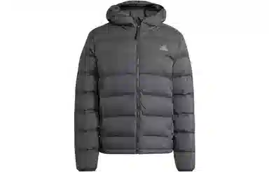 adidas Helionic Stretch Hooded Down Jacket 550Logo