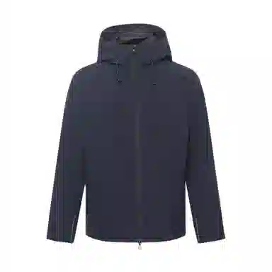 利郎 三防 休闲连帽印花夹克 男款