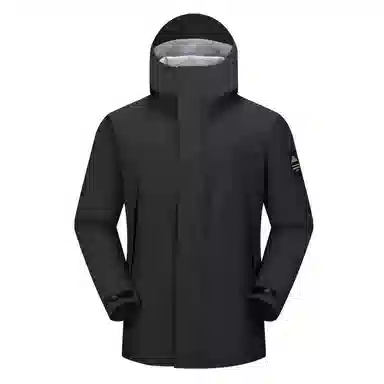 阿尔卑斯  户外登山连帽  防水防风防紫外线耐磨防静电抗菌防泼水防雨冲锋衣 男女同款