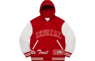 Supreme FW20 Week 9 King Hooded Varsity Jacket