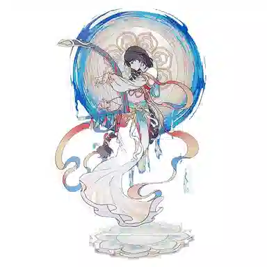 非人哉 敦煌画院联名伎乐飞天系列 亚克力立牌