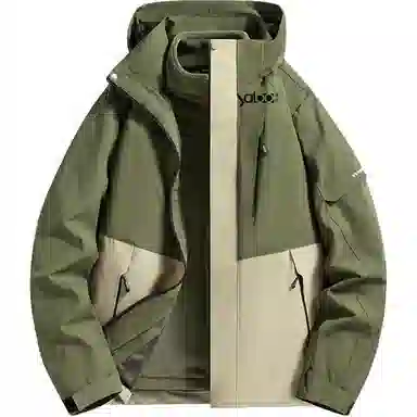 雅鹿优选  休闲舒适百搭时尚  防水防风透气耐磨保暖冲锋衣 男款