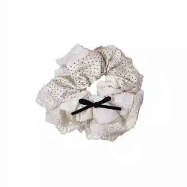 水中玉 蝴蝶结大肠发圈可爱甜美高弹力扎头发绳高级感夏日头饰 皮筋 头绳  女款