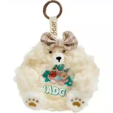 兰妮诗 烘焙系列甜点款国风蝴蝶结装饰  谷圈挂件