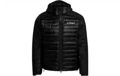 adidas Myshelter Down Hooded Jacket Logo
