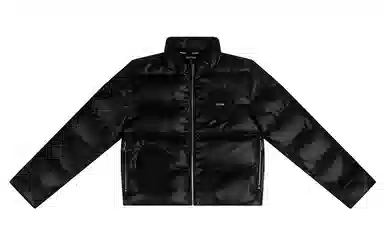 TEAM WANG Letter Patch Down Jacket