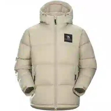 CAMEL Warm Fleece Series Down Jacket