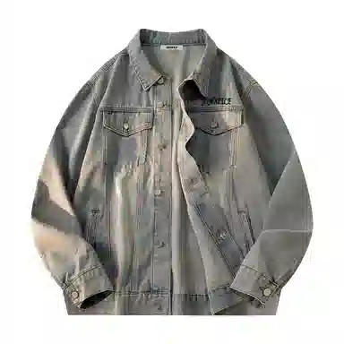 Kinbelle Spider Print Denim Jacket