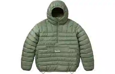 Supreme Micro Down Half Zip Hooded Pullover