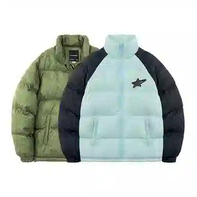 TURNTHETABLES FW22 Pleated Texture Puffer Coat