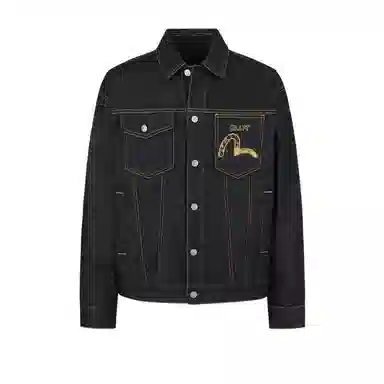 EVISU Seagull Embroidered Denim Jacket