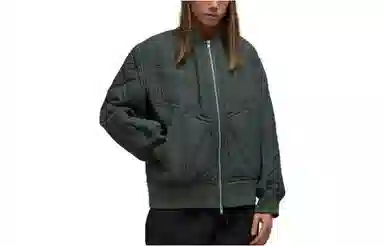Y-3 Quilted Bomber Jacket Green