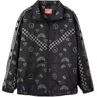 Sprayground Shark Mouth Print Jacket