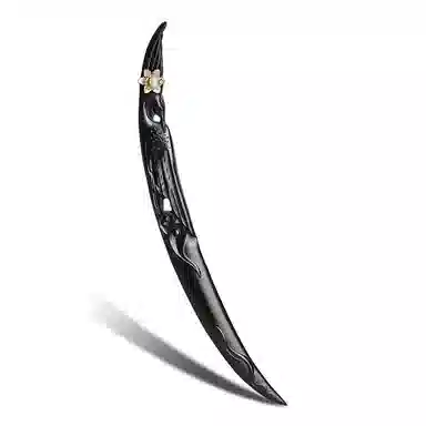 【簪定终生爱】 凤凰涅磐 新中式檀木簪子 古风手工雕刻双面发饰 复古优雅古典精致 原创设计小众高级感#好运 黑檀 发簪 女款