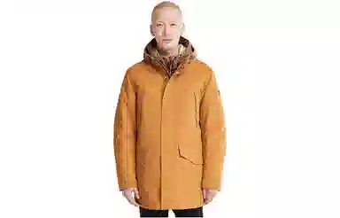 Timberland Hooded Puffer Jacket Wheat