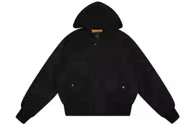 Drew House Mascot Hooded Bomber Jacket Black