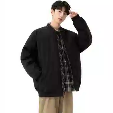 极限涡轮 纯色加厚简约百搭棉服 男女同款