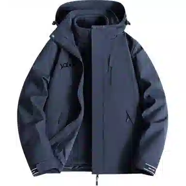 雅鹿优选  三合一防保暖抗静电连帽  防水防风透气耐磨冲锋衣 男女同款