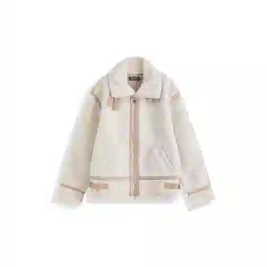 我是大卫 羊羔毛摇粒绒韩系保暖加厚绒感外套 男女同款