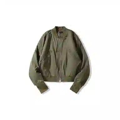 我是大卫 韩系飞行员基础款拉链棒球服多口袋夹克 男女同款