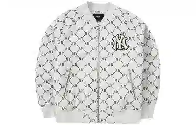 MLB FW22 Logo Jacket White