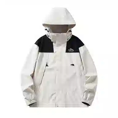 KW Mountain Print Windproof Waterproof Jacket