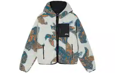 Stussy Floral Sherpa Hood Jacket