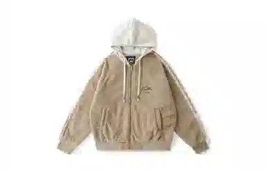 LAMLICKA Fleece Hoodie Khaki