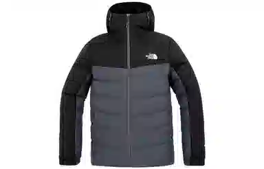 The North Face 550 Hooded Down Jacket Gray