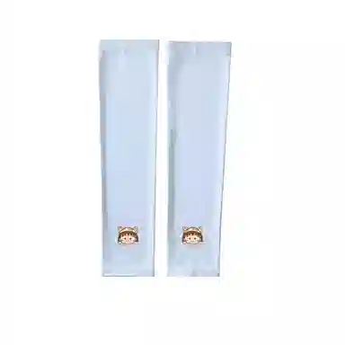 冠辉 夏季儿童青少年冰丝户外透气防紫外线袖套高端樱桃小丸子轻薄透气舒适防紫外线防冰袖可爱卡通 锦纶 防晒袖 男女同款情侣款