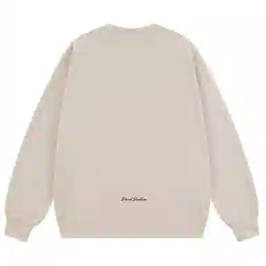 大卫贝肯 简约基础款美式复古纯色日常通勤百搭圆领休闲宽松落肩袖套头卫衣 男女同款